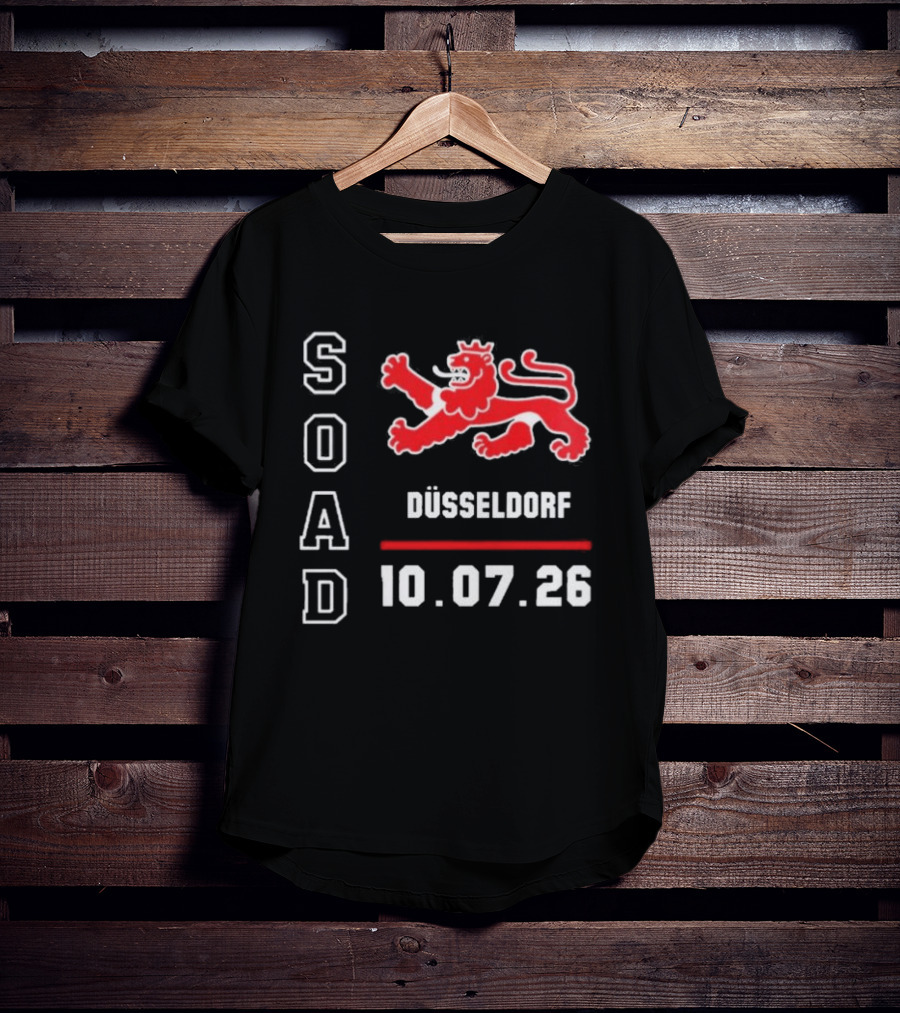 SOAD Düsseldorf 2026 Red Lion Event 10.07.26 T-Shirt
