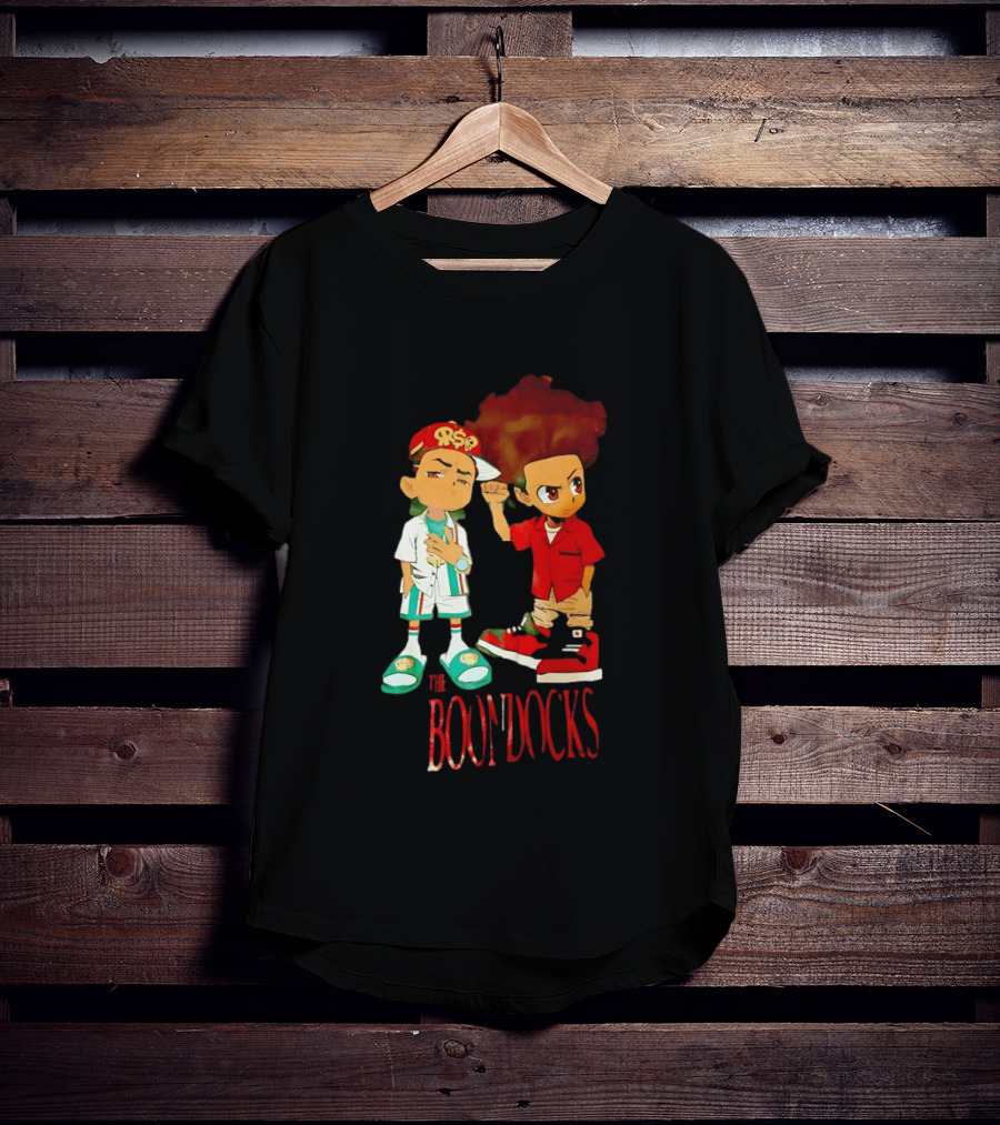The Boondocks Riley And Huey Freeman Characters By Aaron McGruder T-Shirt