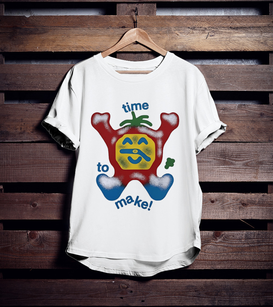 Time To Make Tomato Face Playful T-Shirt
