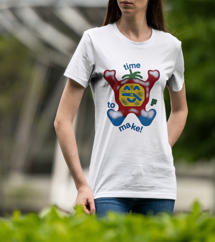 Time To Make Tomato Face Playful T-Shirt