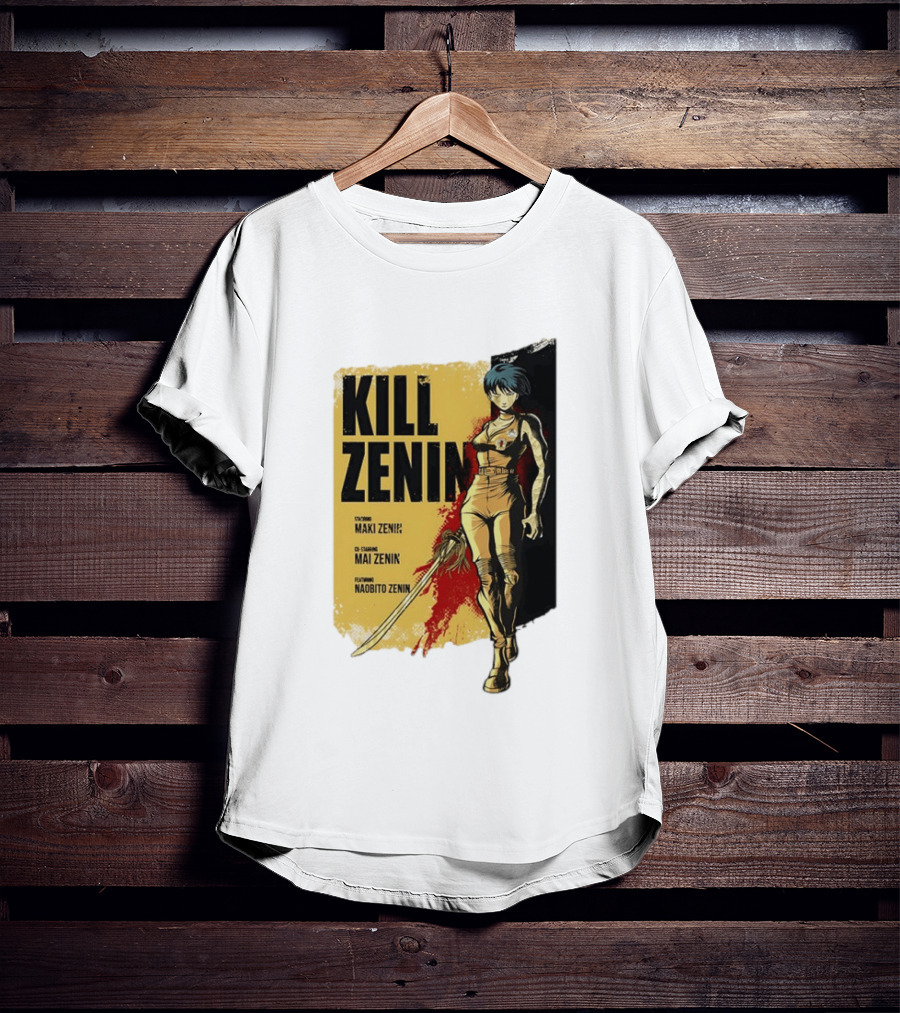 Kill Zenin Maki Mai Naobito Characters Anime T-Shirt