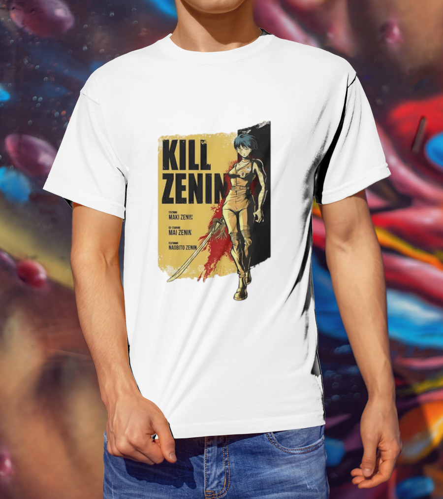 Kill Zenin Maki Mai Naobito Characters Anime T-Shirt