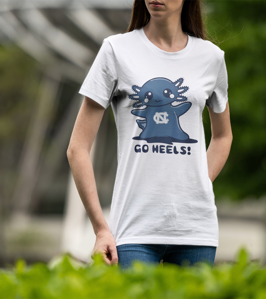North Carolina Tar Heels Axolotl Go Heels T-Shirt