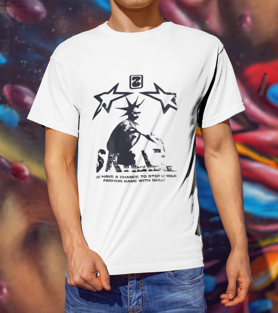 Skillz Fashion Game Streetwear Urban Art Rebel Graffiti Style New York Liberty Basketball T-Shirt