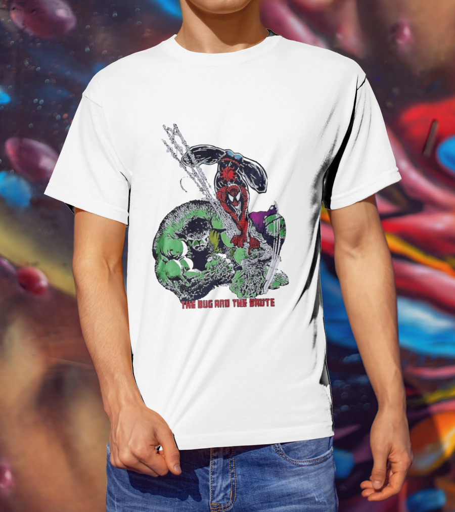 Spider Man And Hulk The Bug And The Brute Dynamic Duo Comic T-Shirt
