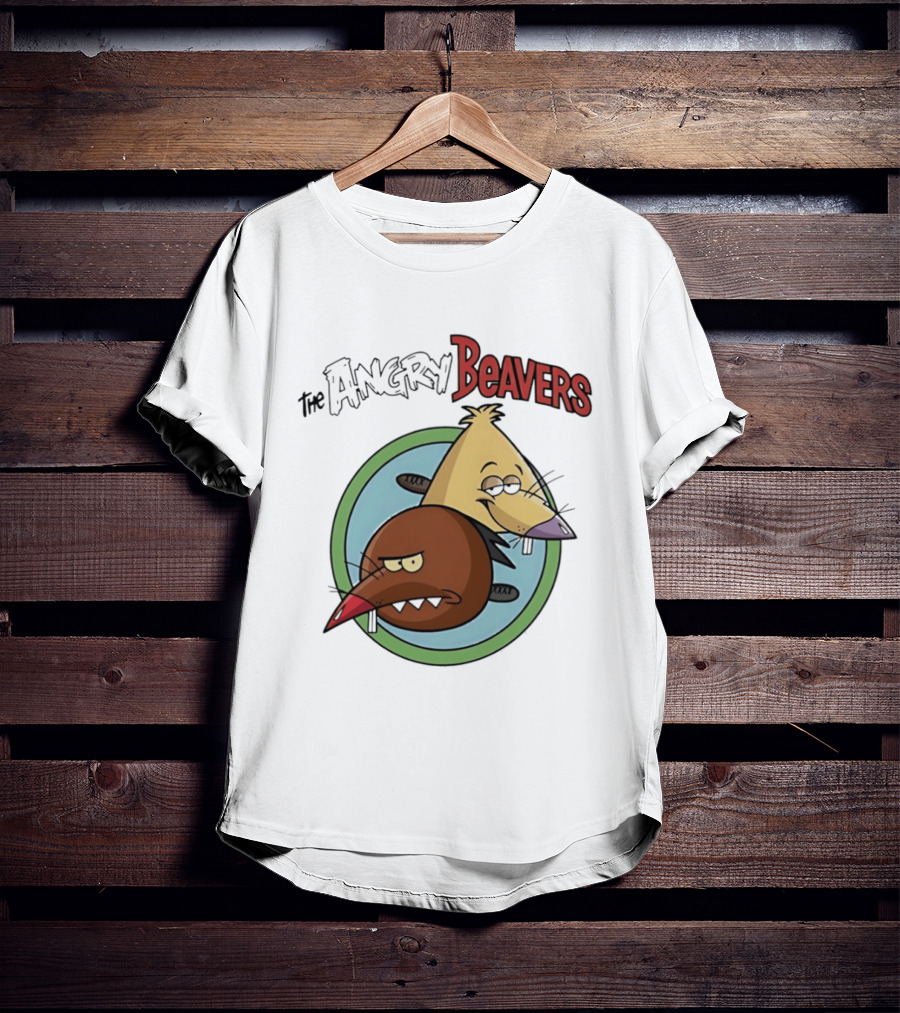 The Angry Beavers Nickelodeon 90s Cartoons Daggett And Norbert T-Shirt