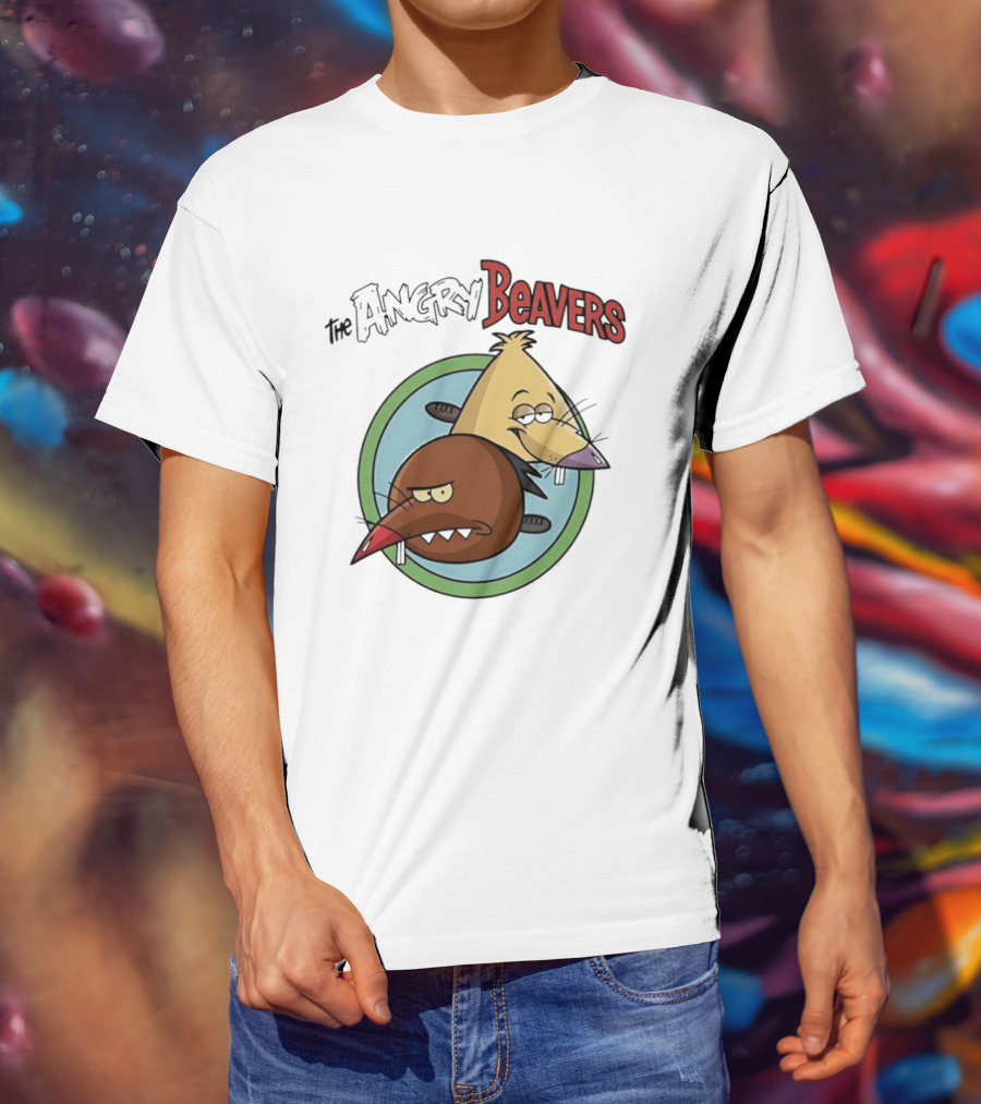 The Angry Beavers Nickelodeon 90s Cartoons Daggett And Norbert T-Shirt