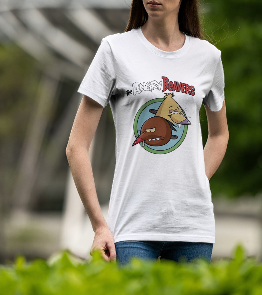 The Angry Beavers Nickelodeon 90s Cartoons Daggett And Norbert T-Shirt