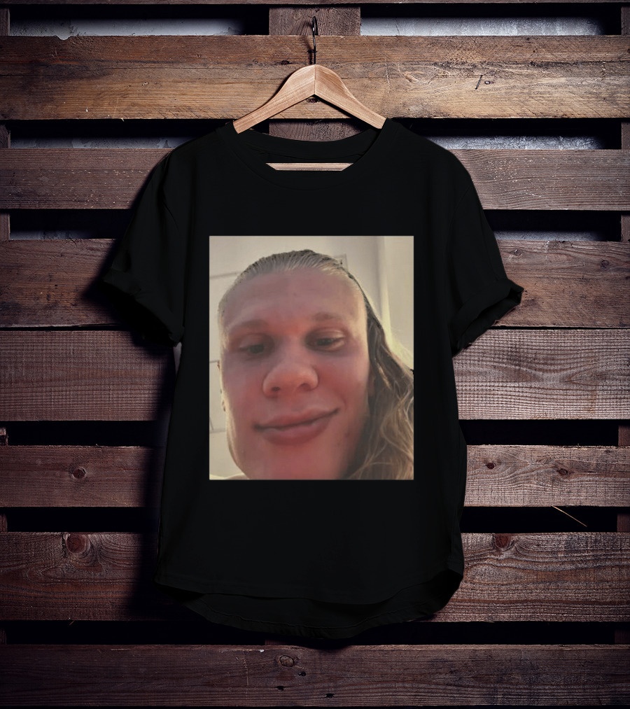 Erling Haaland S Face Close Up T-Shirt