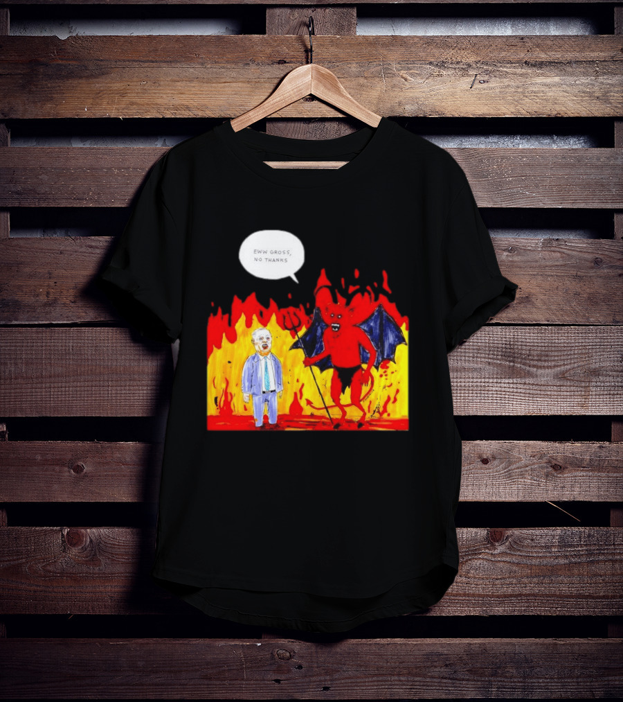 Eww Gross No Thanks Devil Politician Comic T-Shirt