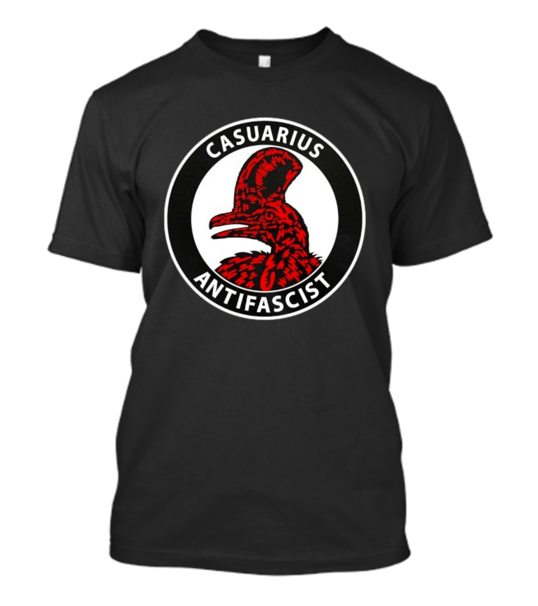 Casuarius Antifascist Cassowary Antifa T-Shirt