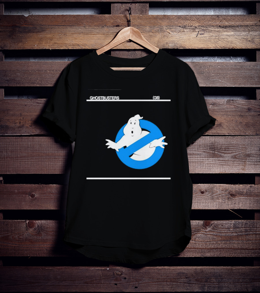 Ghostbusters 80s Movie Classic Blue Ghost Icon GB T-Shirt