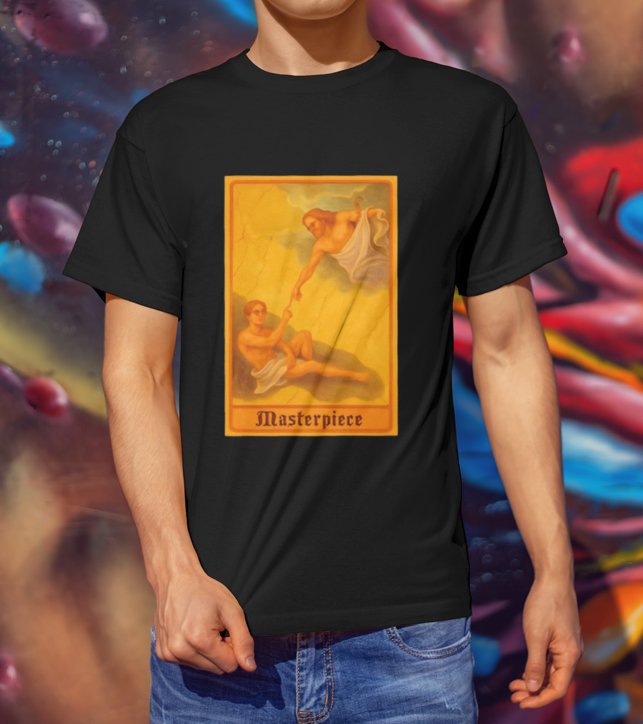 Masterpiece Michelangelo Creation Of Adam Iconic Classic Renaissance T-Shirt
