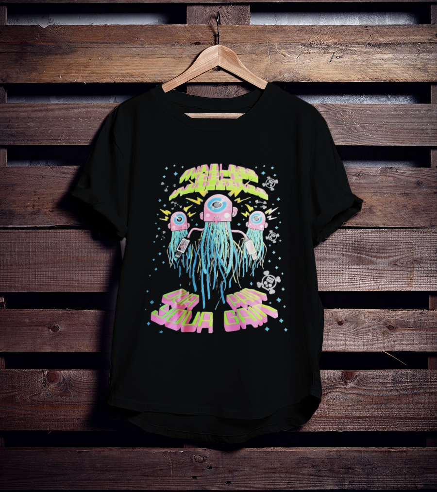 Mindless Self Indulgence Our Pain Your Gain Neon Alien Robots T-Shirt