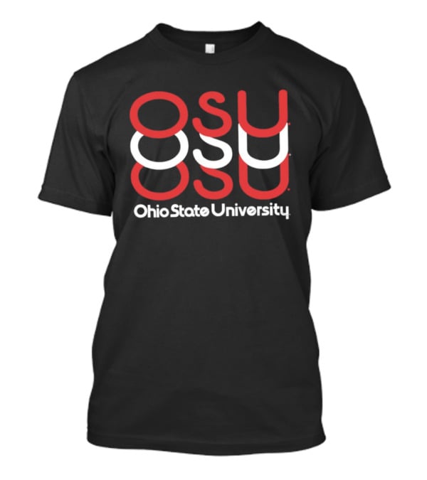 Ohio State University OSU Red White T-Shirt