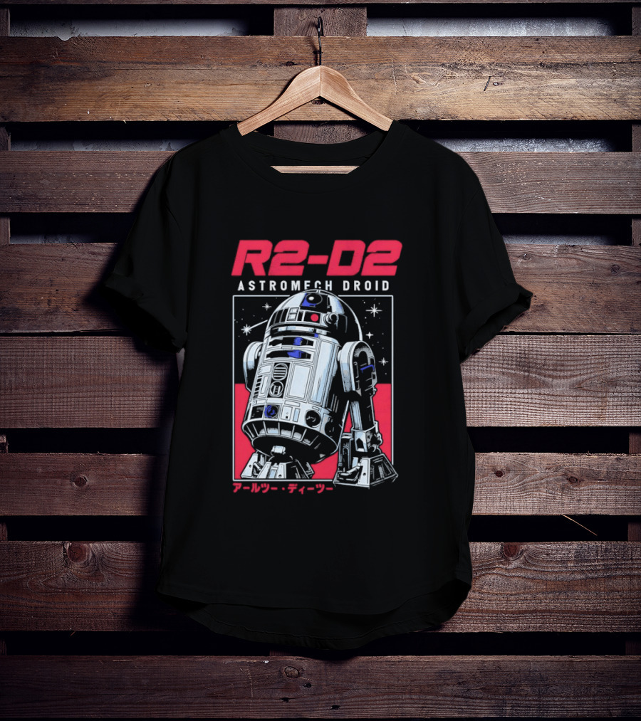 R2 D2 Astromech Droid Star Wars Sci Fi Robot T-Shirt