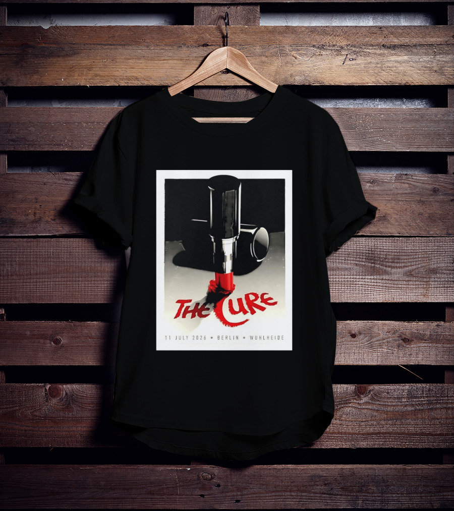 The Cure Berlin Concert 11 July 2026 Wuhlheide Lipstick T-Shirt