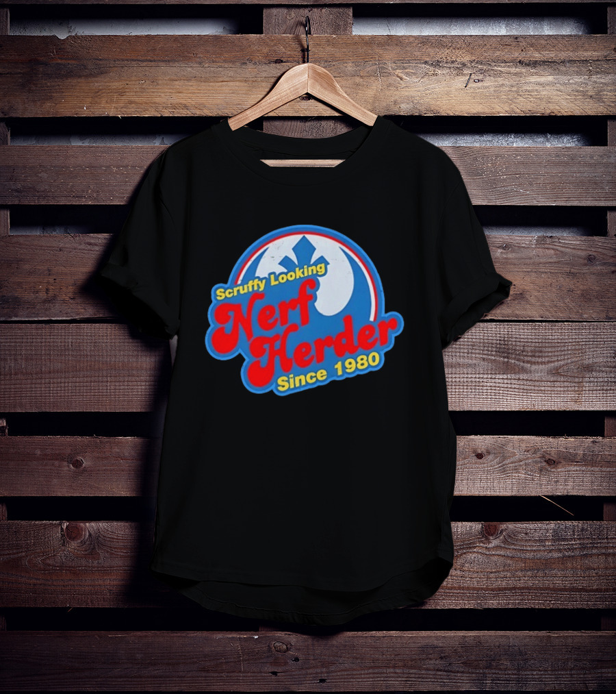 Scruffy Looking Nerf Herder Since 1980 T-Shirt