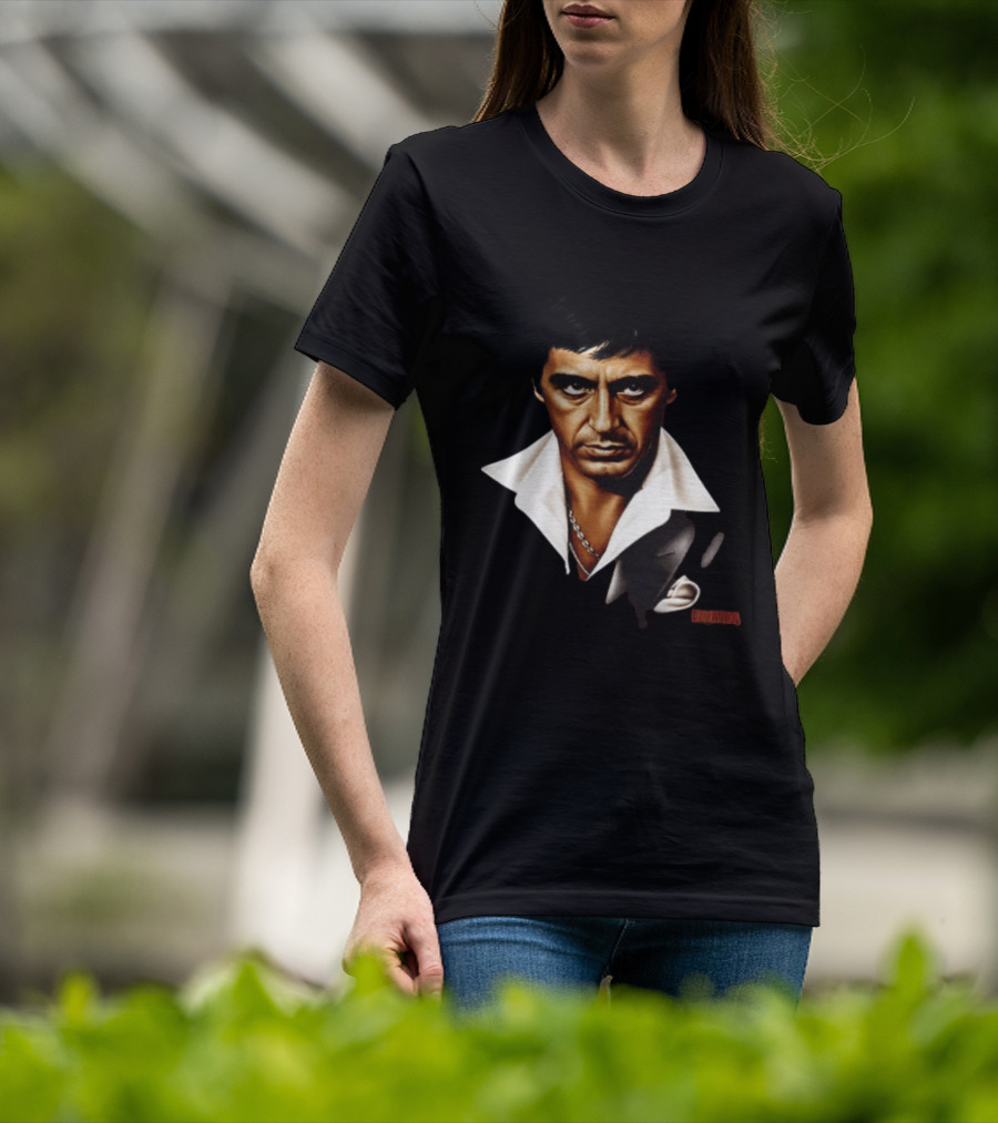 The World Is Yours Tony Montana Scarface 2 Sided T-Shirt