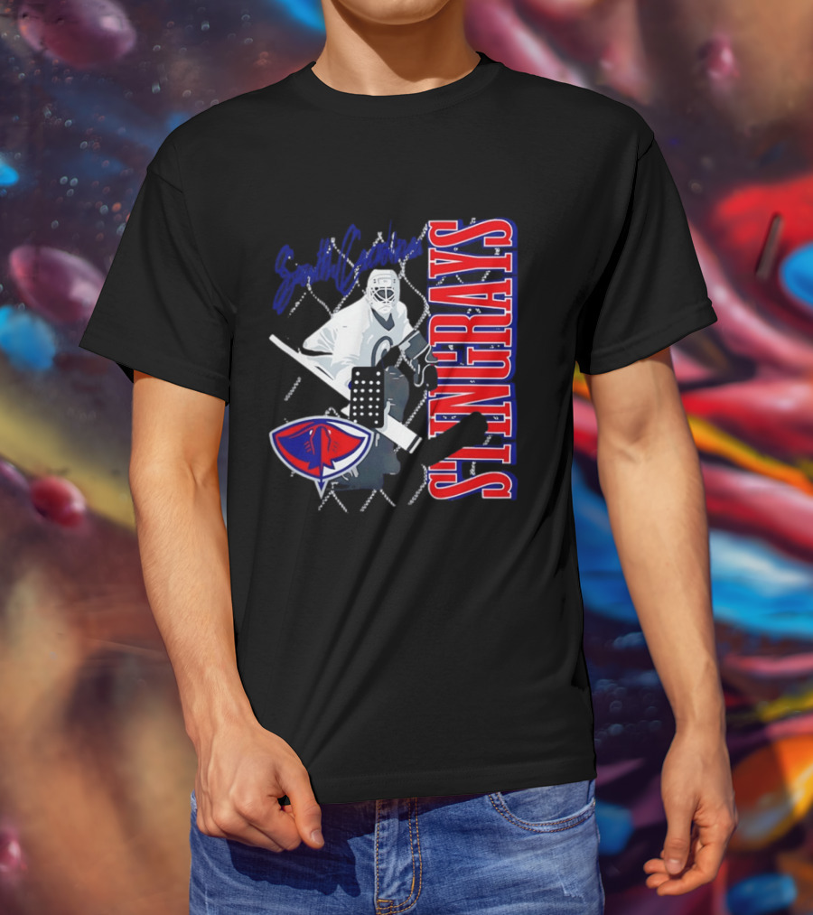 South Carolina Stingrays Hockey Goalie ECHL Team T-Shirt
