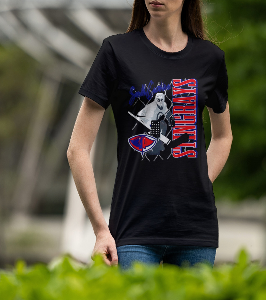 South Carolina Stingrays Hockey Goalie ECHL Team T-Shirt
