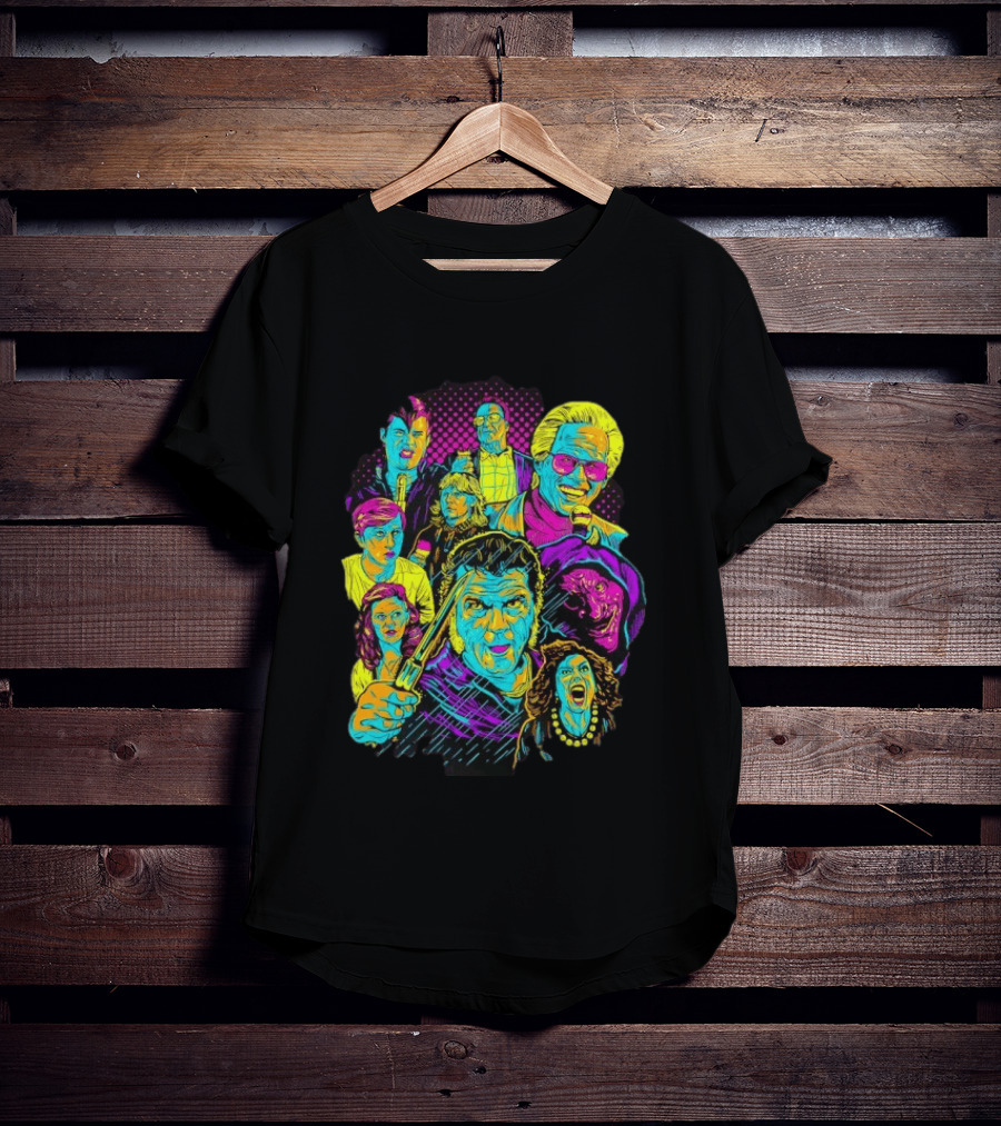 Twin Peaks Cast Neon Pop David Lynch T-Shirt