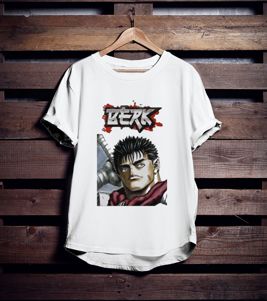 Berk Berserk Manga Guts Style Warrior T-Shirt