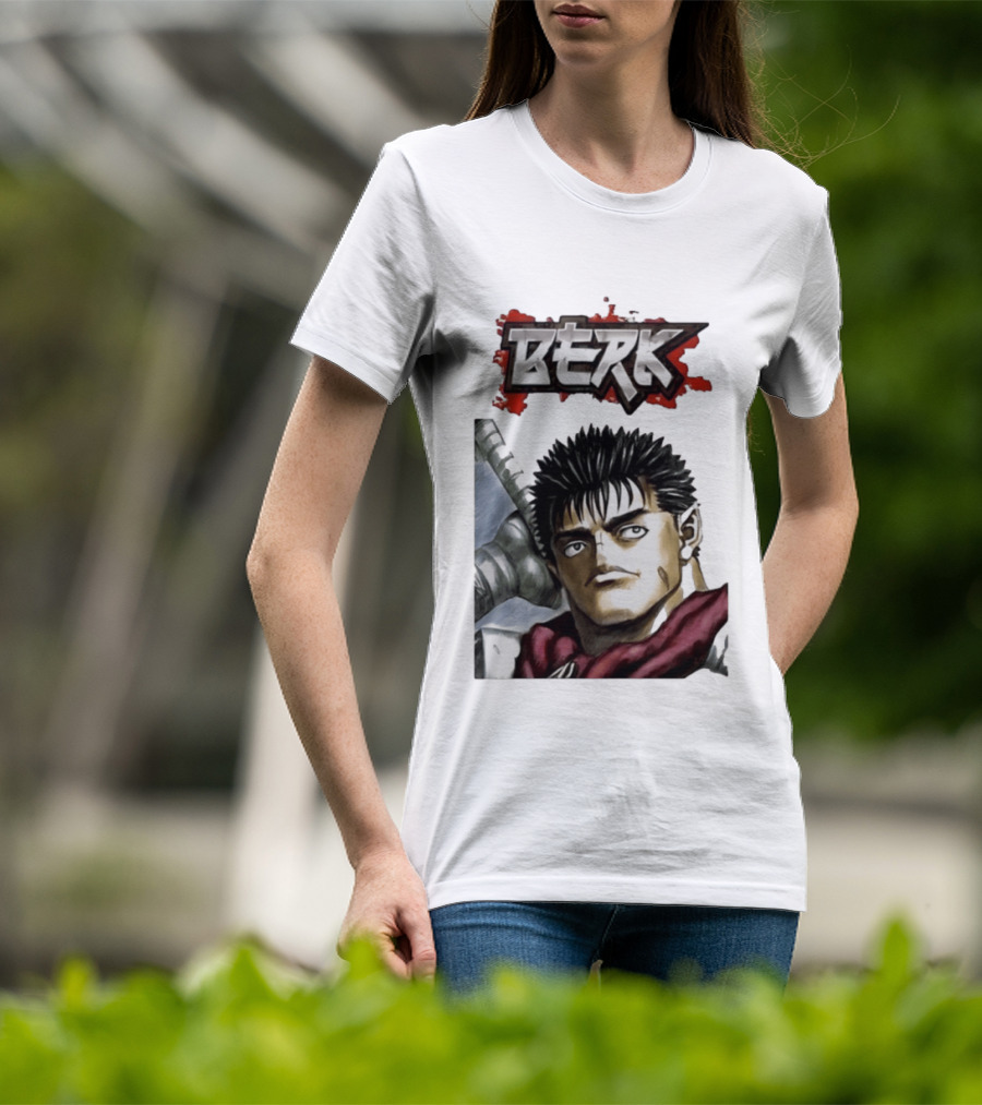 Berk Berserk Manga Guts Style Warrior T-Shirt