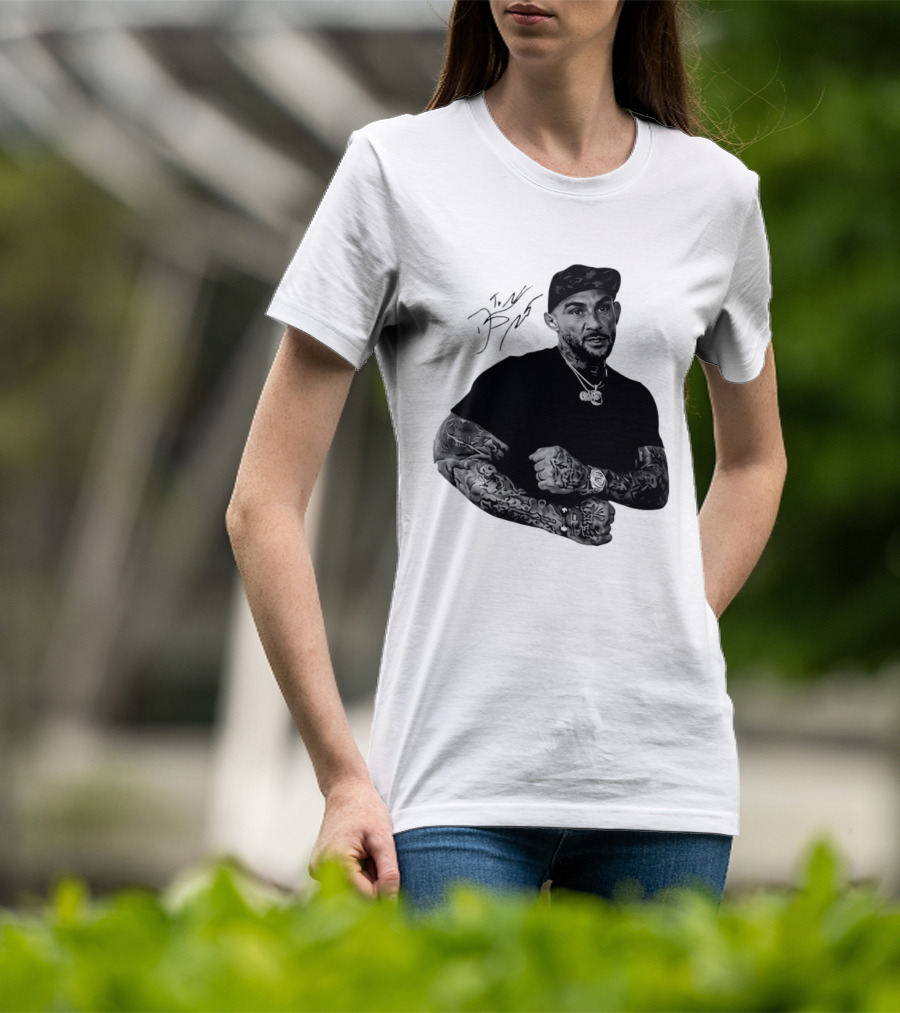 Dustin Poirier The Diamond UFC Tattooed Fighter Black Cap T-Shirt