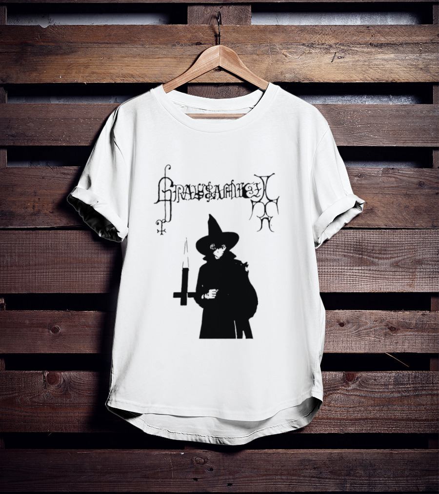 Gravsaamuel Witch Iconic Gothic Anime Dark Aesthetic T-Shirt