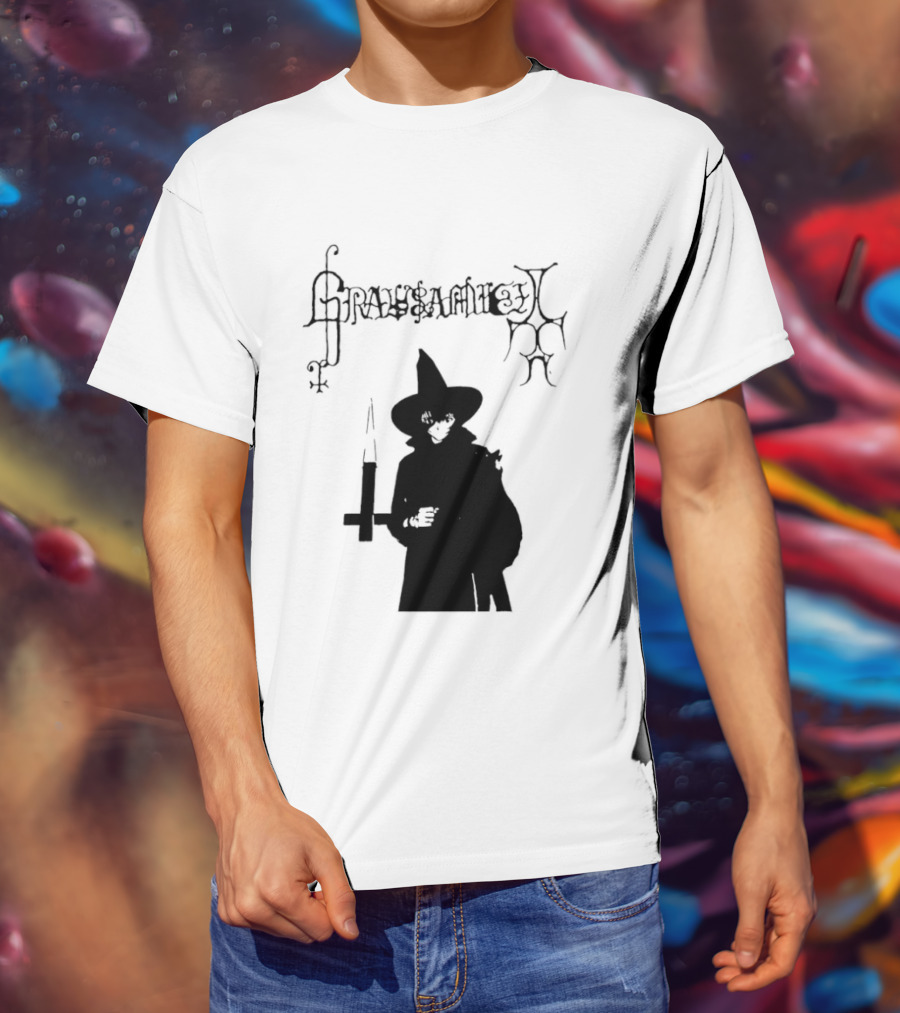 Gravsaamuel Witch Iconic Gothic Anime Dark Aesthetic T-Shirt