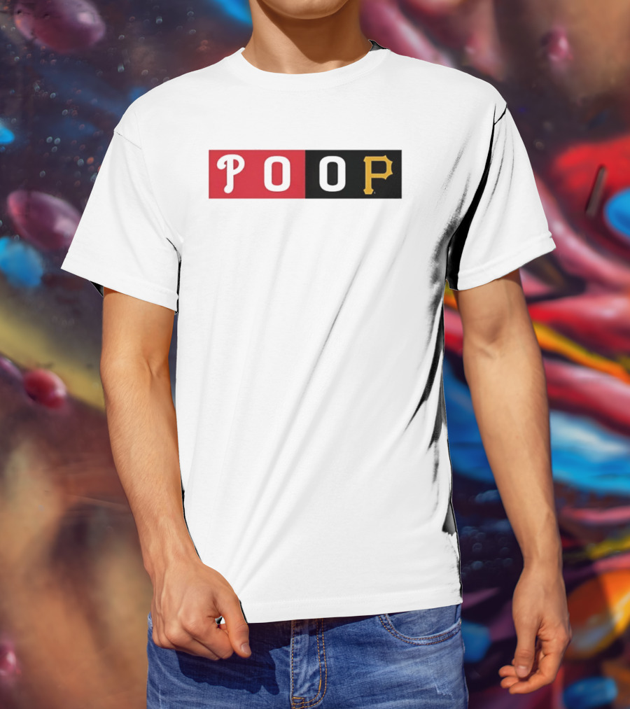 POOP Joe Roderick Pittsburgh Pirates T-Shirt