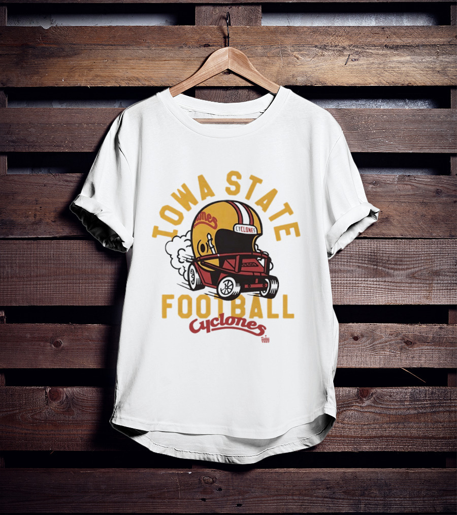 Iowa State Cyclones Helmet Football Team Fan Gear T-Shirt