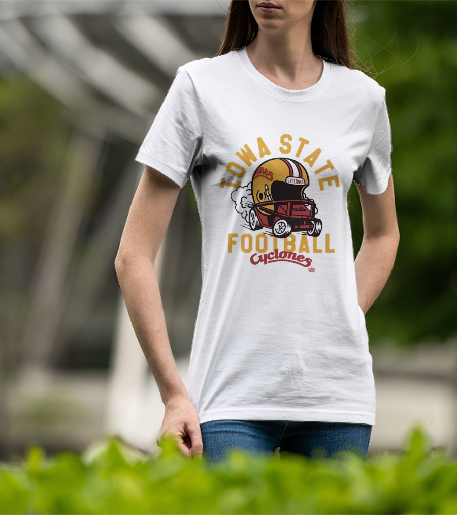 Iowa State Cyclones Helmet Football Team Fan Gear T-Shirt