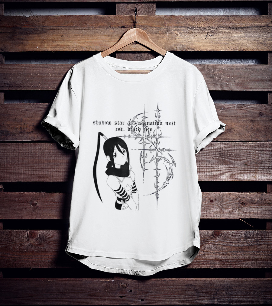 Shadow Star Assassination Unit Est Death City Anime T-Shirt
