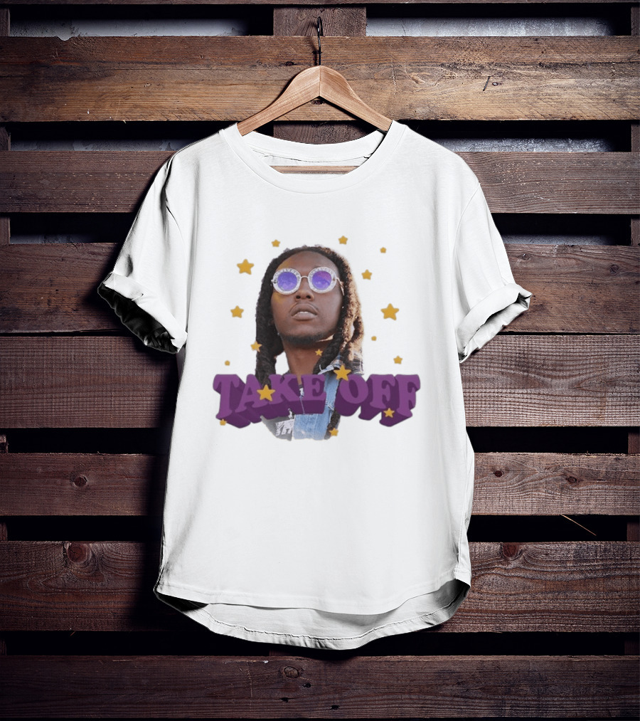 Take Off Girls Are Drugs Purple Stars T-Shirt