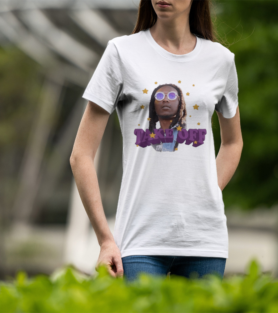 Take Off Girls Are Drugs Purple Stars T-Shirt
