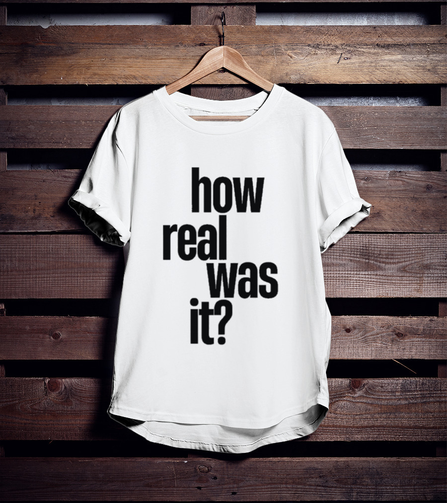 Asha Banks UK How Real Was It T-Shirt