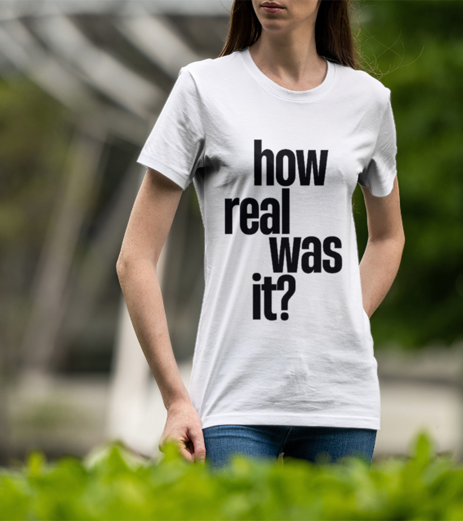 Asha Banks UK How Real Was It T-Shirt