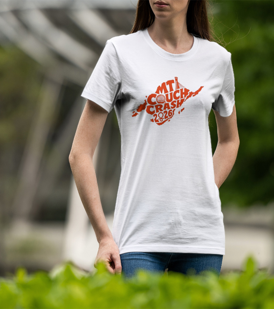 CMT Couch Crash 2026 Orange Island Map Radio Tower T-Shirt