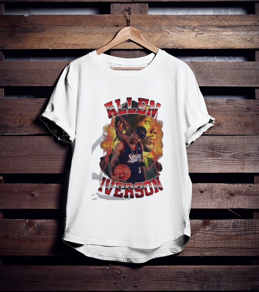 Allen Iverson Philadelphia 76ers Basketball Legend T-Shirt