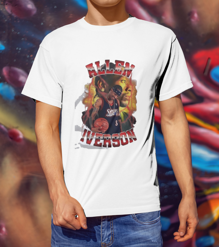 Allen Iverson Philadelphia 76ers Basketball Legend T-Shirt