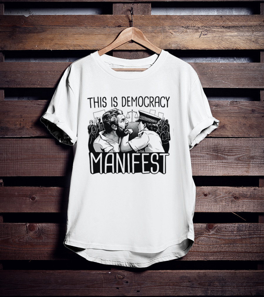 This Is Democracy Manifest Iconic Scene Capture T-Shirt