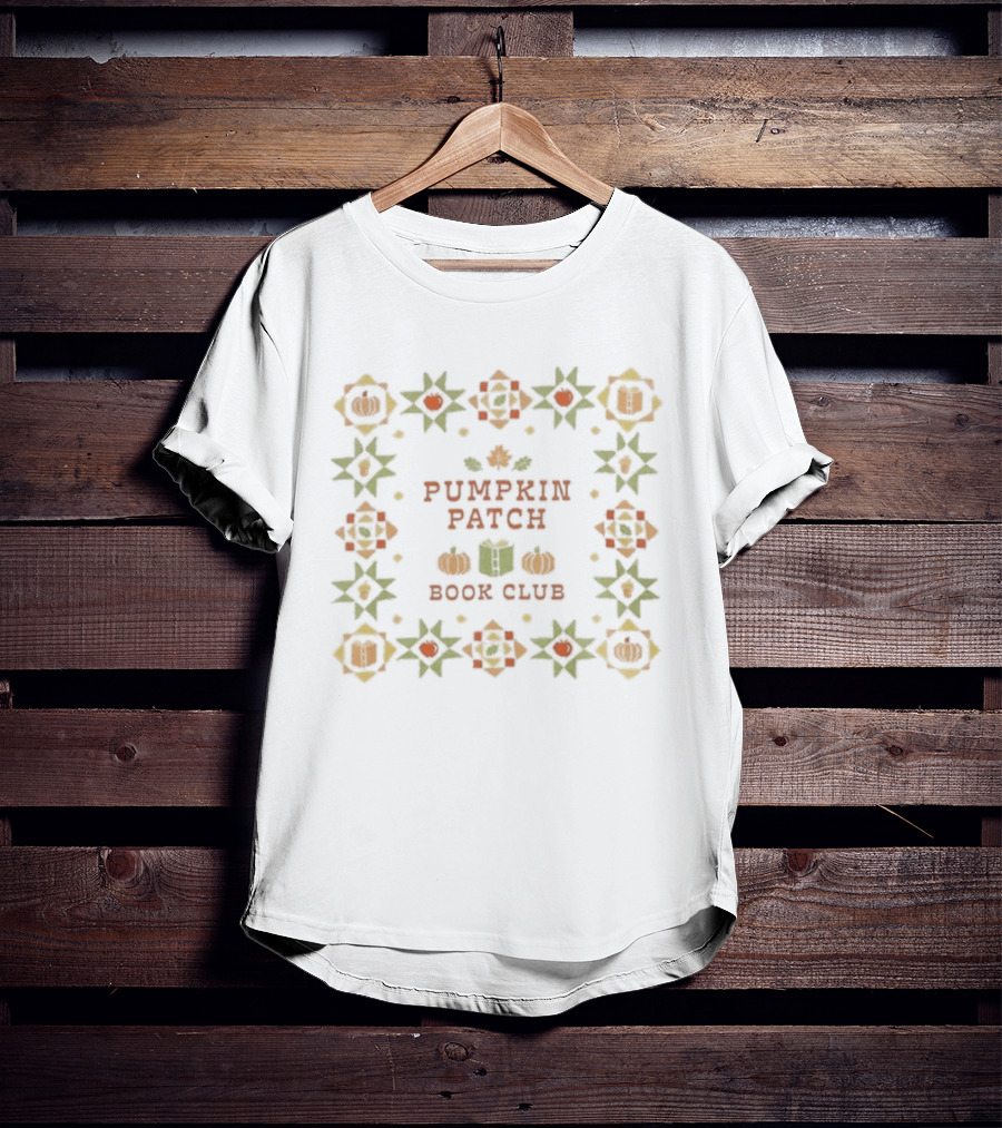 Pumpkin Patch Book Club Autumn Festival Reading Gathering T-Shirt
