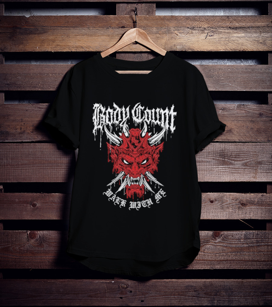 Body Count Work With Me Devil Red Demon Face T-Shirt