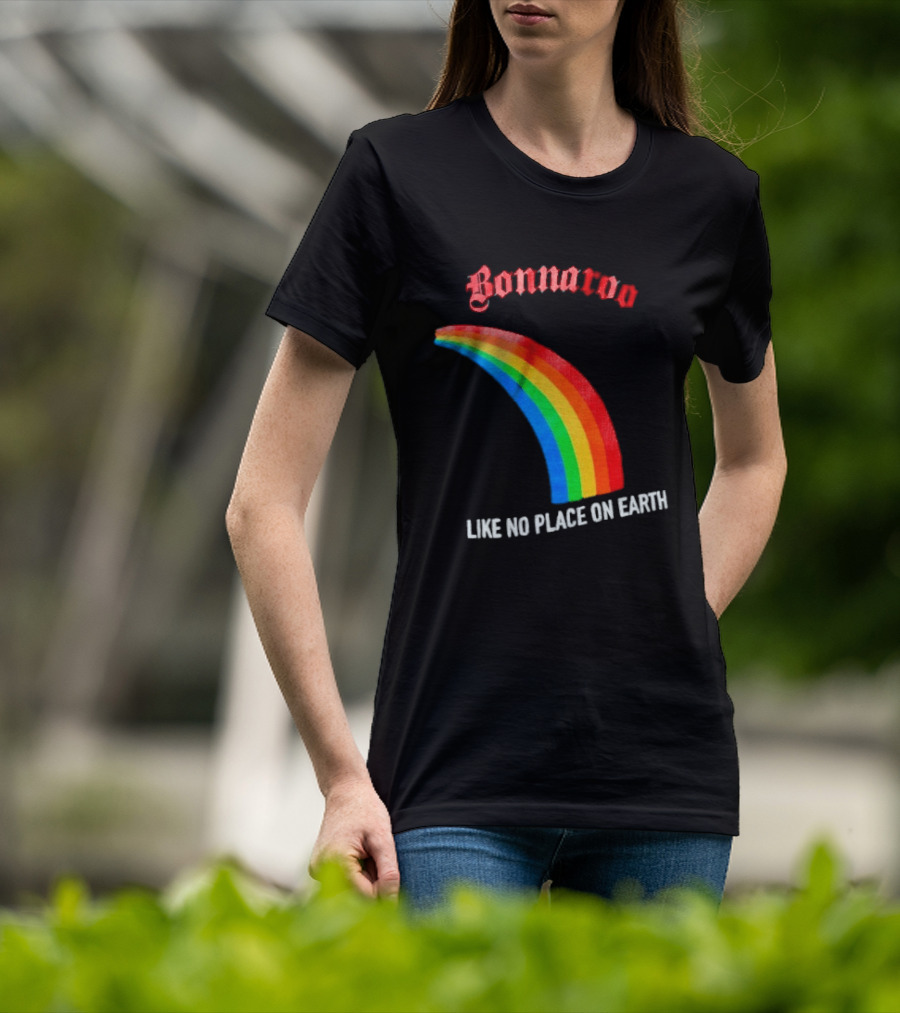 Bonnaroo Rainbow Like No Place On Earth Music Festival T-Shirt