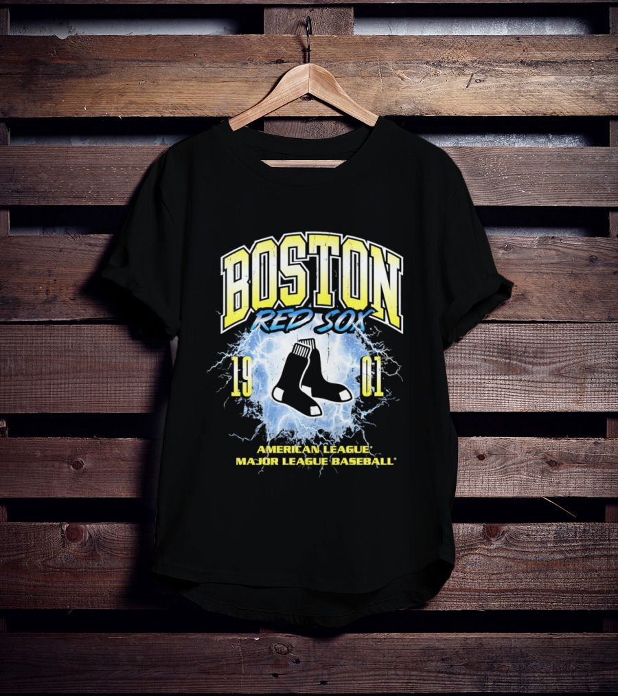 Boston Red Sox 1901 American League Major League Baseball Vintage Retro Sox T-Shirt