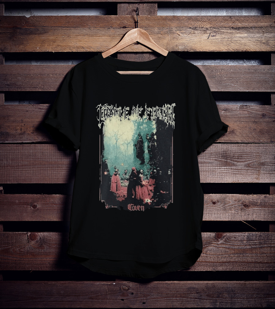 Cradle Of Filth Coven Gothic Gathering Under Moonlit Trees T-Shirt