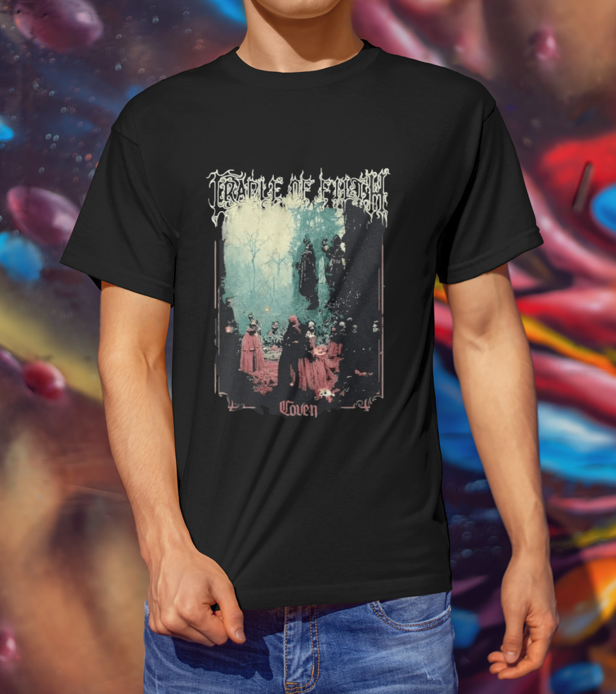 Cradle Of Filth Coven Gothic Gathering Under Moonlit Trees T-Shirt