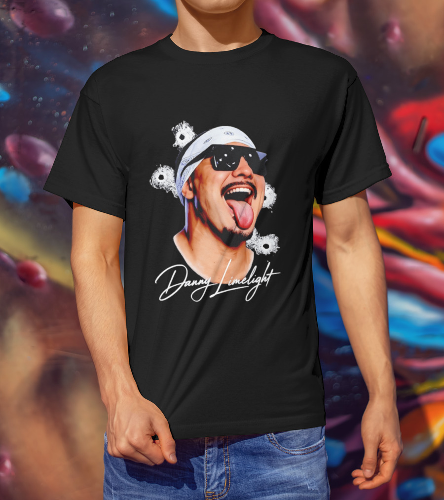 Danny Limelight Wrestling AEW Bandana And Sunglasses T-Shirt